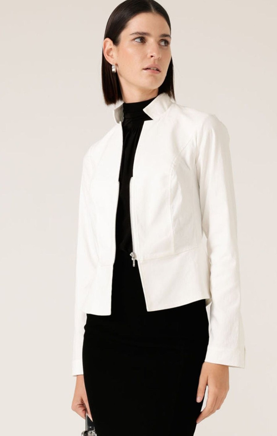 Sacha Drake Jackets | Front Zip Peplum Jacket