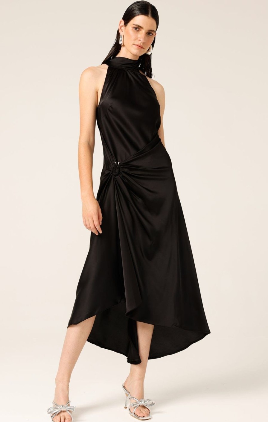 Sacha Drake Wedding Guest | Firelight Halter Dress