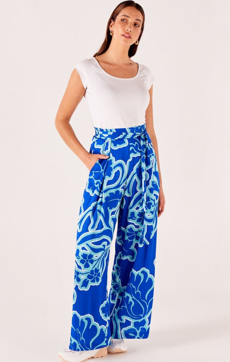 Sacha Drake Pants | Azure Palazzo Pant