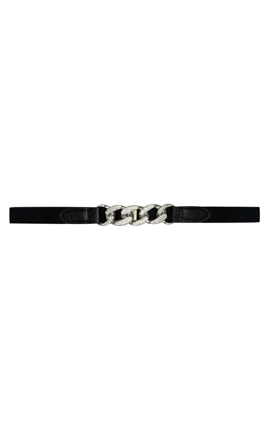 Sacha Drake Belts | Jewelled Chain Link Stretch Belt