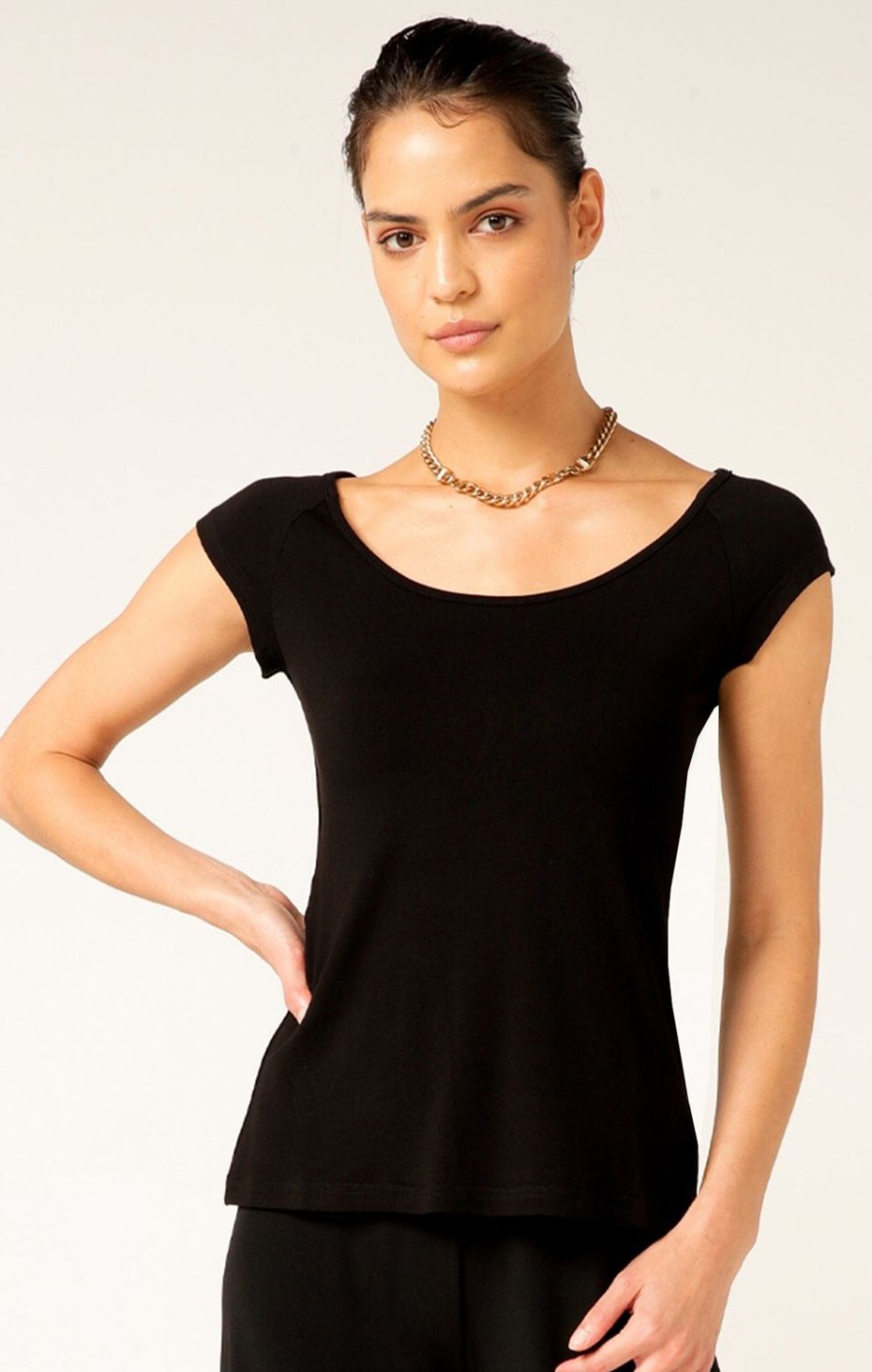 Sacha Drake Tops | Cap Sleeve Top