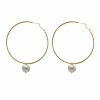 Sacha Drake Earrings | Baroque Pearl Statement Hoops