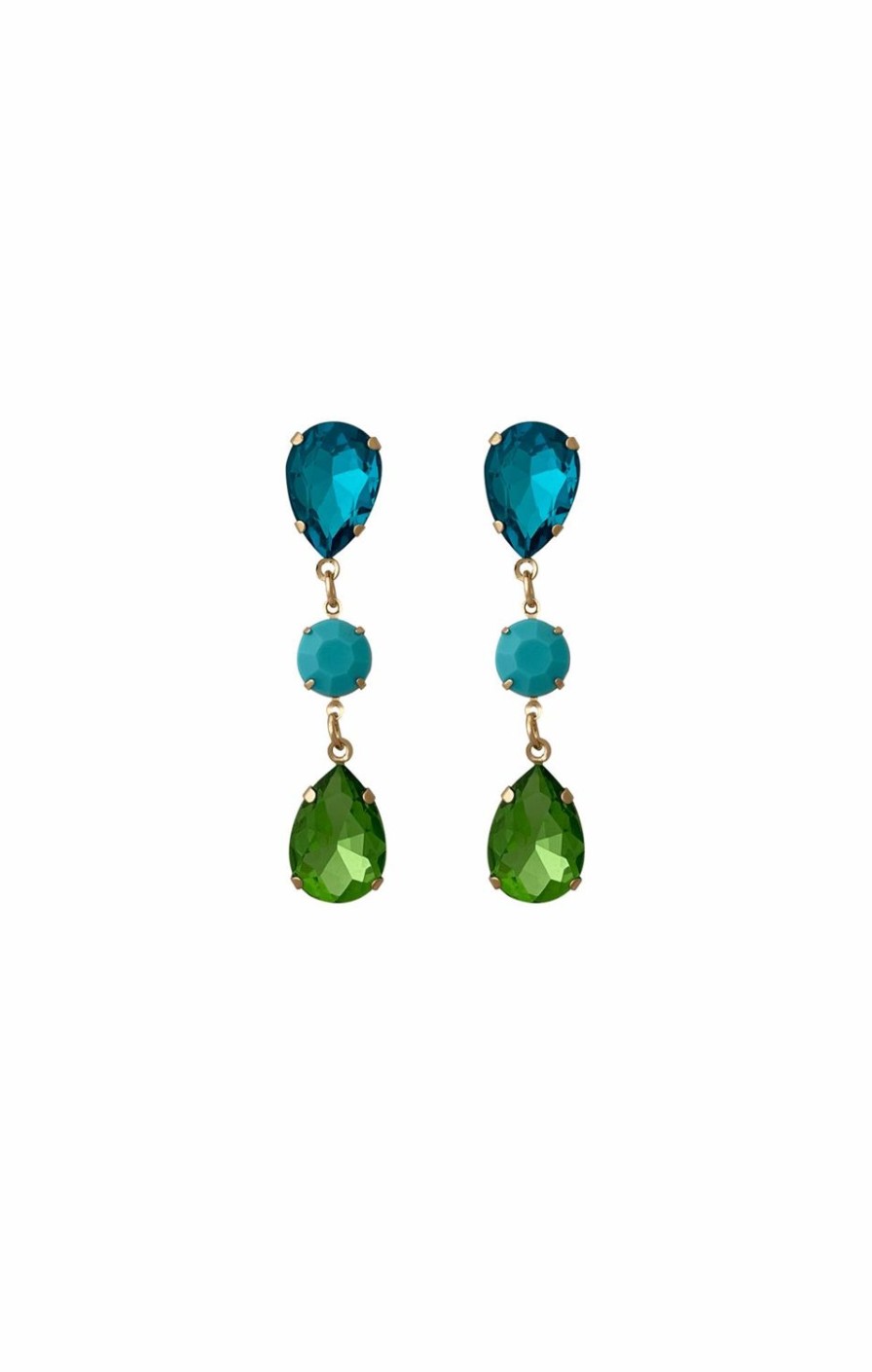 Sacha Drake Earrings | Stone And Glass Event Earrings