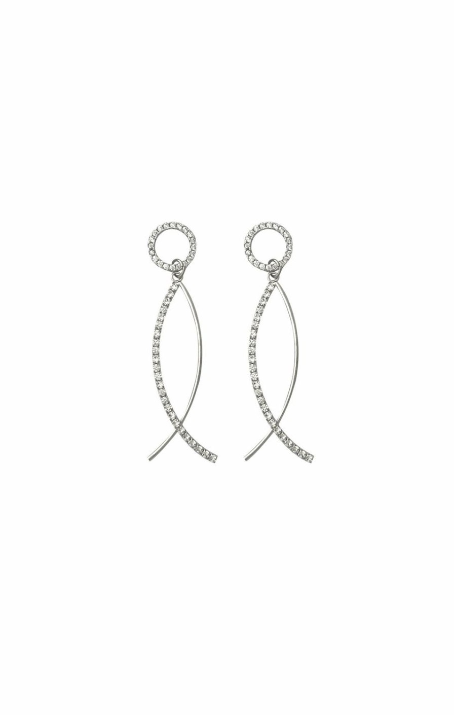 Sacha Drake Earrings | Daphne Diamante Drop Earrings