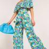 Sacha Drake Jumpsuits | Fluoro Jardin Jumpsuit