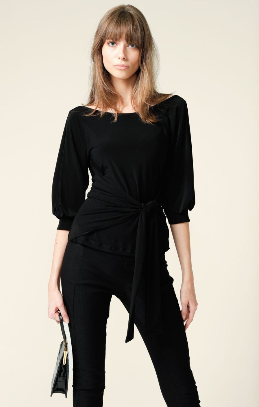 Sacha Drake Tops | Cowl Tie Drape Top