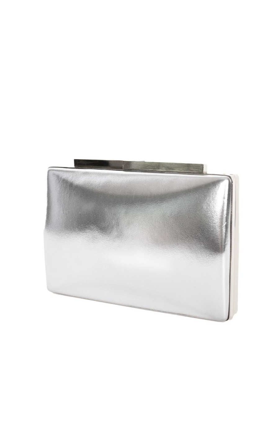 Sacha Drake Bags | Metallic Structured Clutch