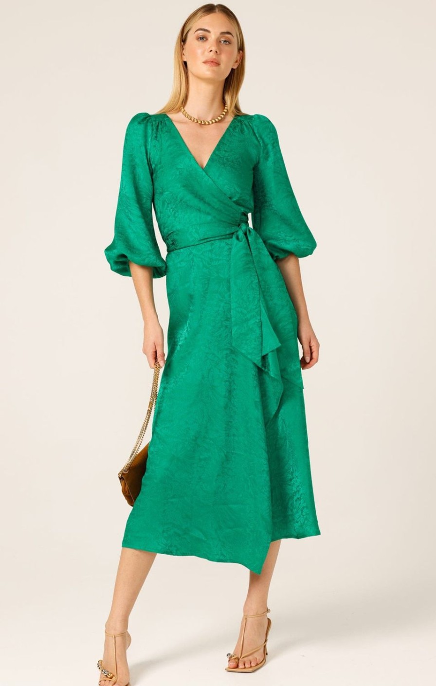 Sacha Drake Wedding Guest | Chateau Wrap Dress