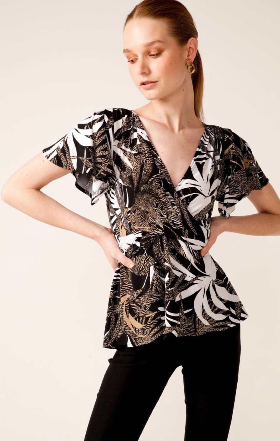 Sacha Drake Tops | Tropical Thunder Top